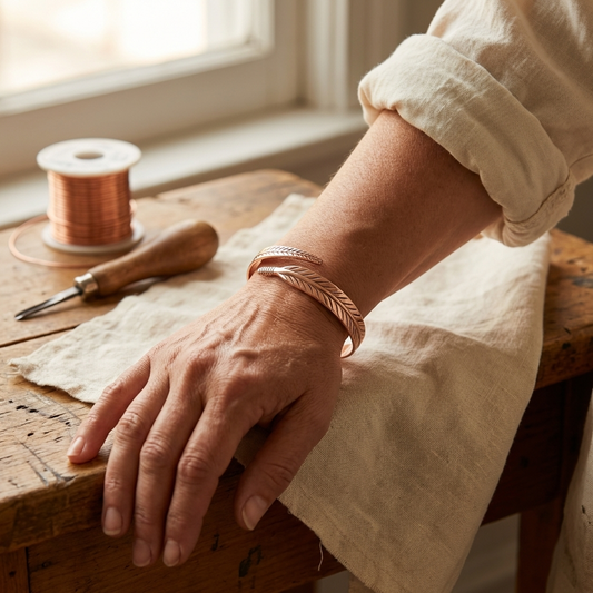 Mabel Root Copper Bracelet