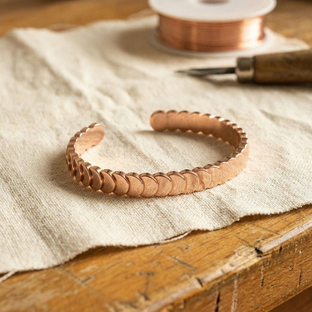 Mabel Tide Copper Bracelet