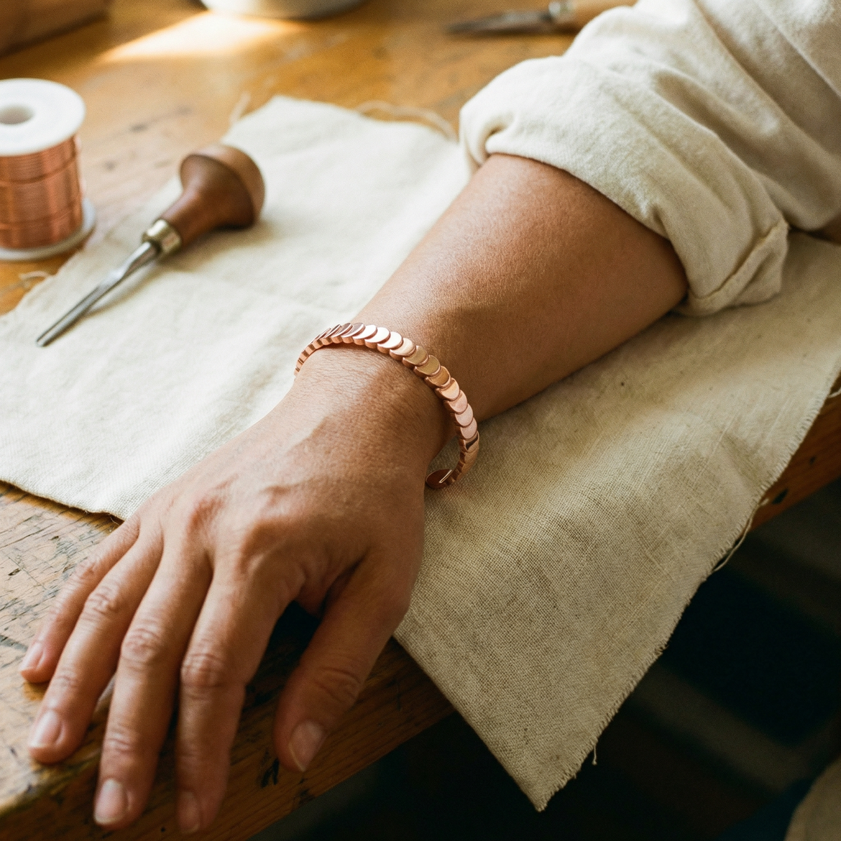 Mabel Tide Copper Bracelet