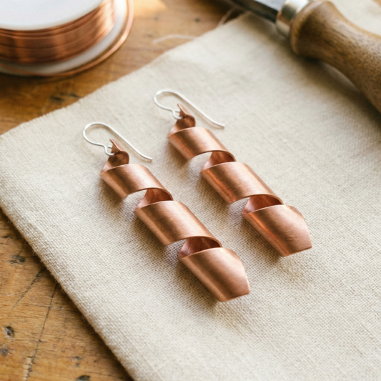 Mabel Dusk Copper Earrings