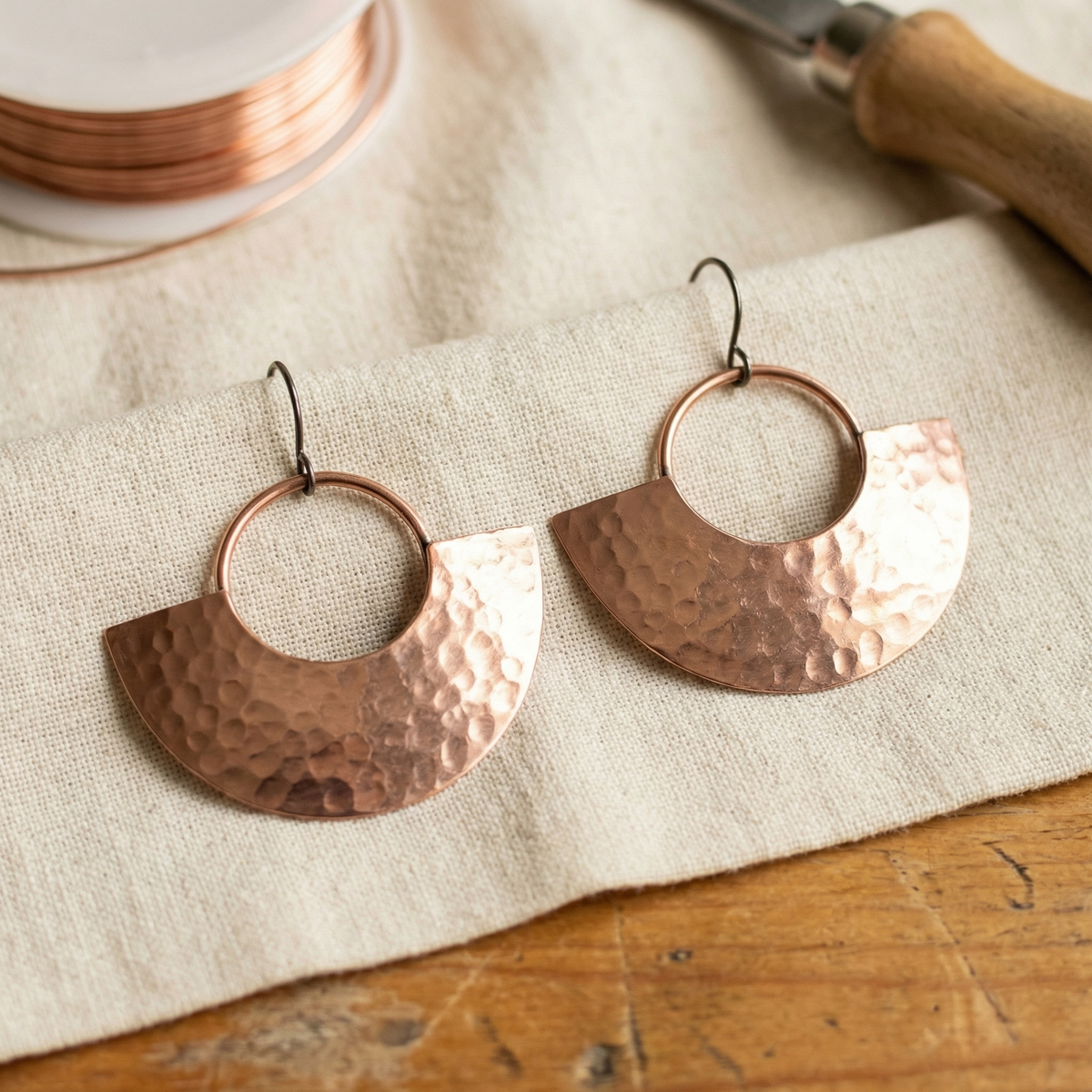 Mabel Sol Copper Earrings
