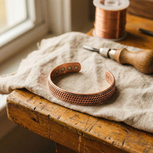 Mabel Wave Copper Bracelet