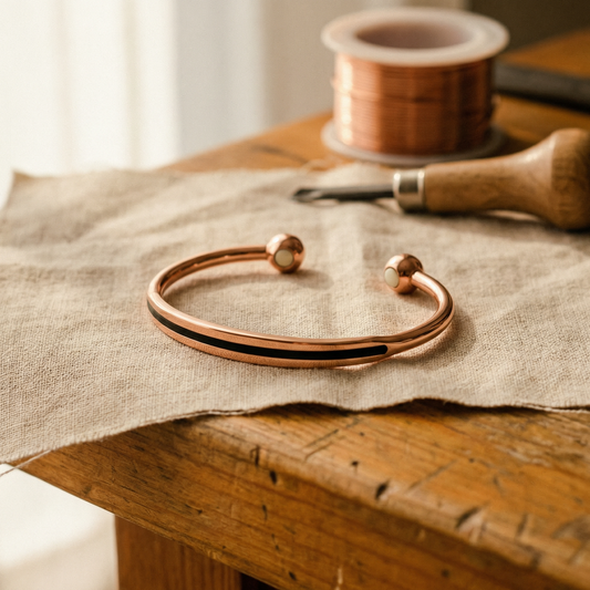 Mabel Vein Copper Bracelet