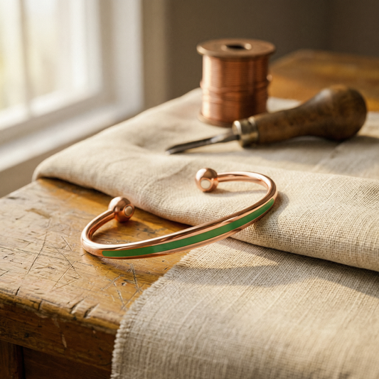 Mabel Jade Copper Bracelet