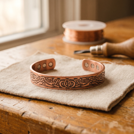 Mabel Flow Copper Bracelet