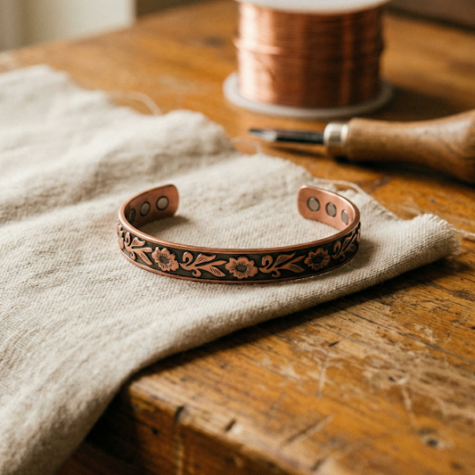 Mabel Vine Copper Bracelet