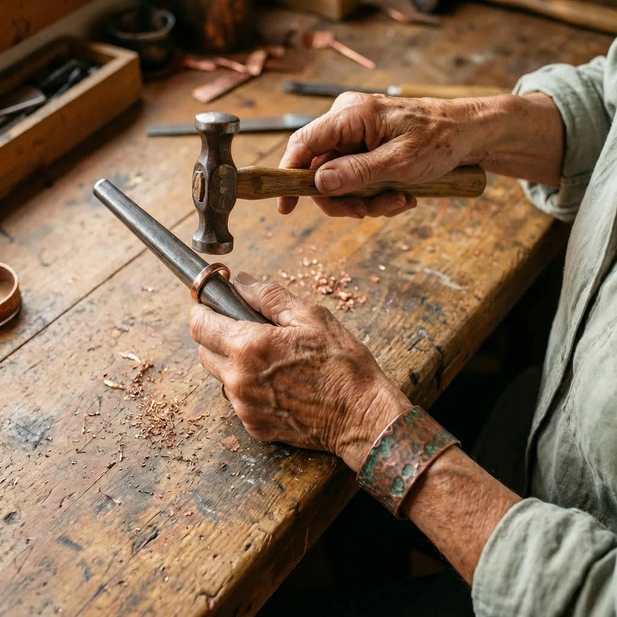 Mabel Tine Copper Ring