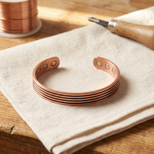 Mabel Sage Copper Bracelet