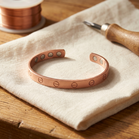 Mabel Bolt Copper Bracelet
