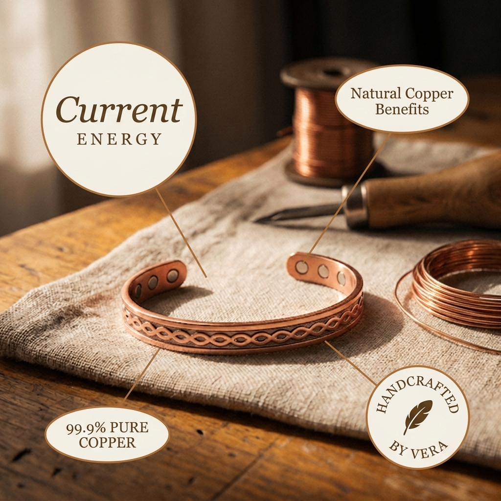 Mabel Current Copper Bracelet
