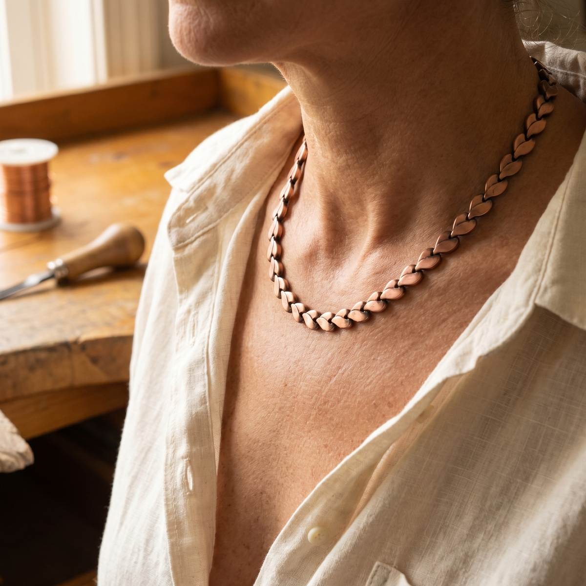 Mabel Briar Copper Necklace