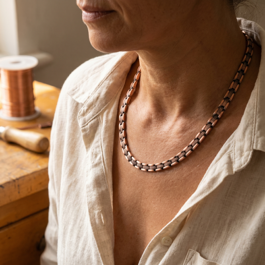 Mabel Haze Copper Necklace