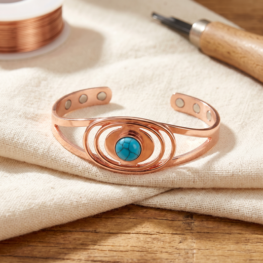 Mabel Sedge Copper Bracelet
