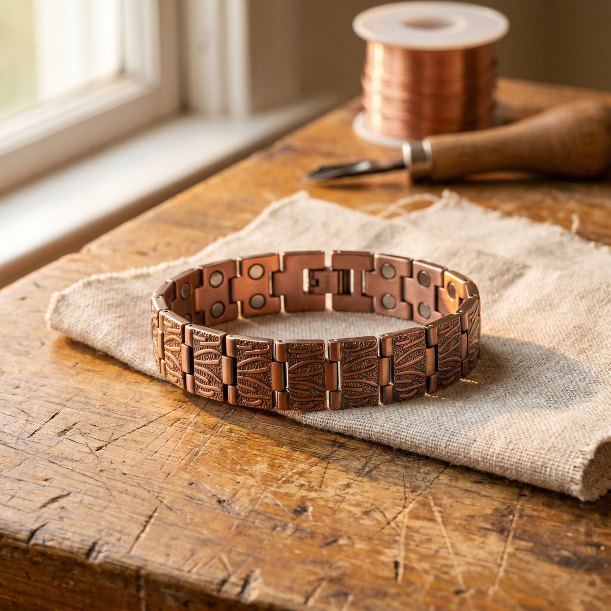 Mabel Men's Copper Bracelet