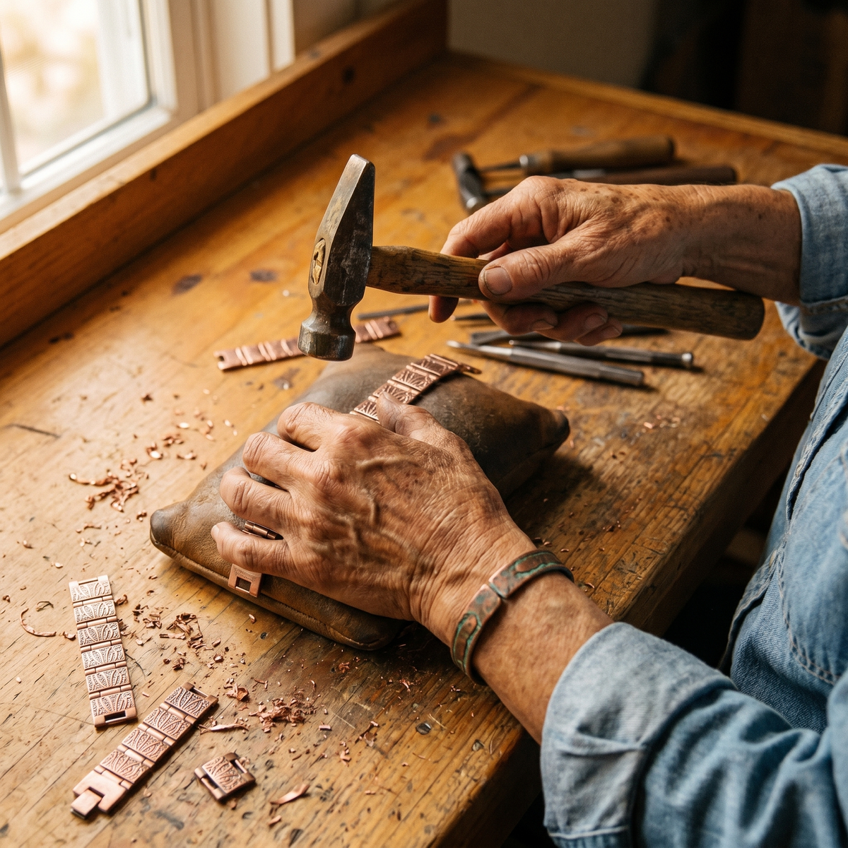 Mabel Men's Copper Bracelet