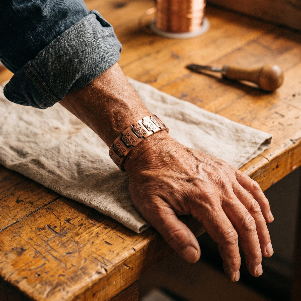 Mabel Men's Glen Copper Bracelet