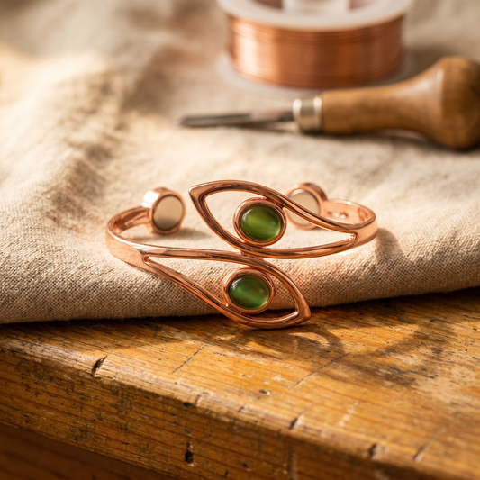 Mabel Opal Copper Bracelet