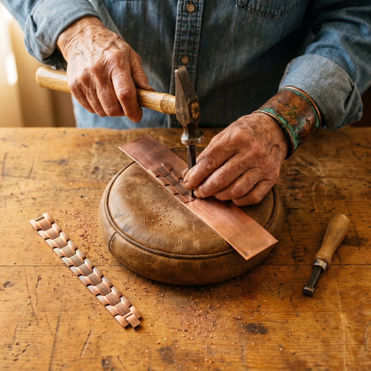 Mabel Crag Copper Bracelet