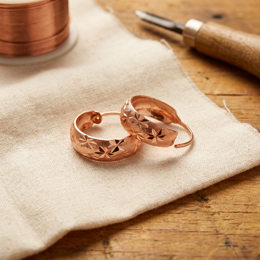 Mabel Copper Earrings