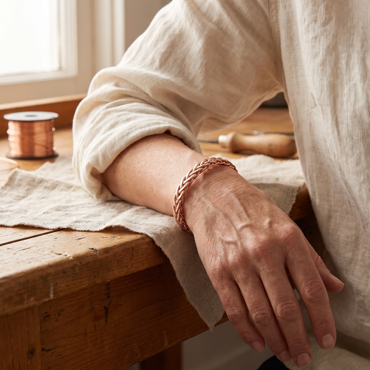 Mabel Bramble Copper Bracelet