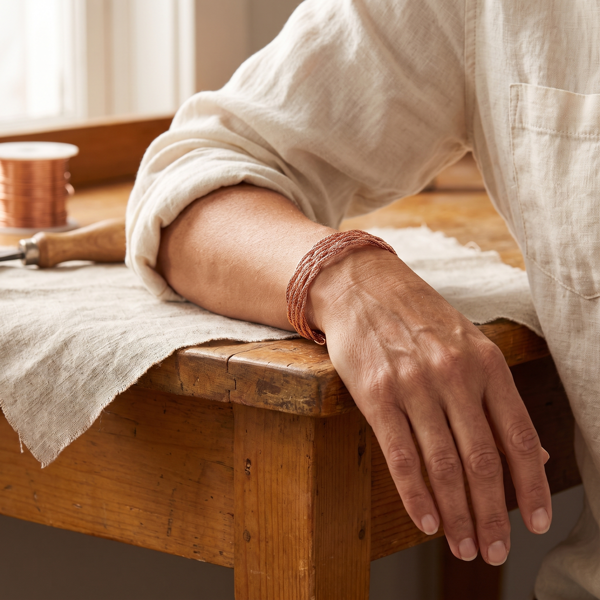 Mabel Elan Copper Bracelet