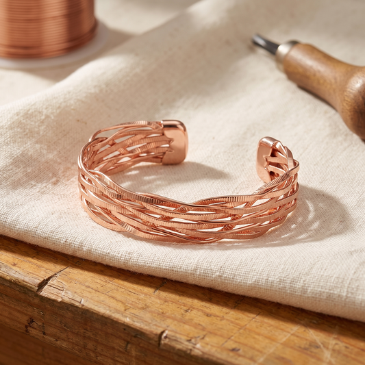 Mabel Wisp Copper Bracelet