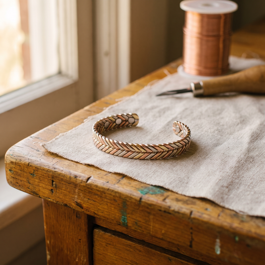 Mabel Copse Copper Bracelet