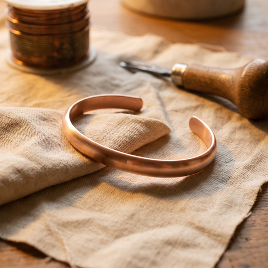Mabel Flow Copper Bracelet